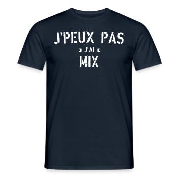 j'peux pas j'ai mix - T-shirt homme - marine - Devant - AI Model Male 178 light (178cm)