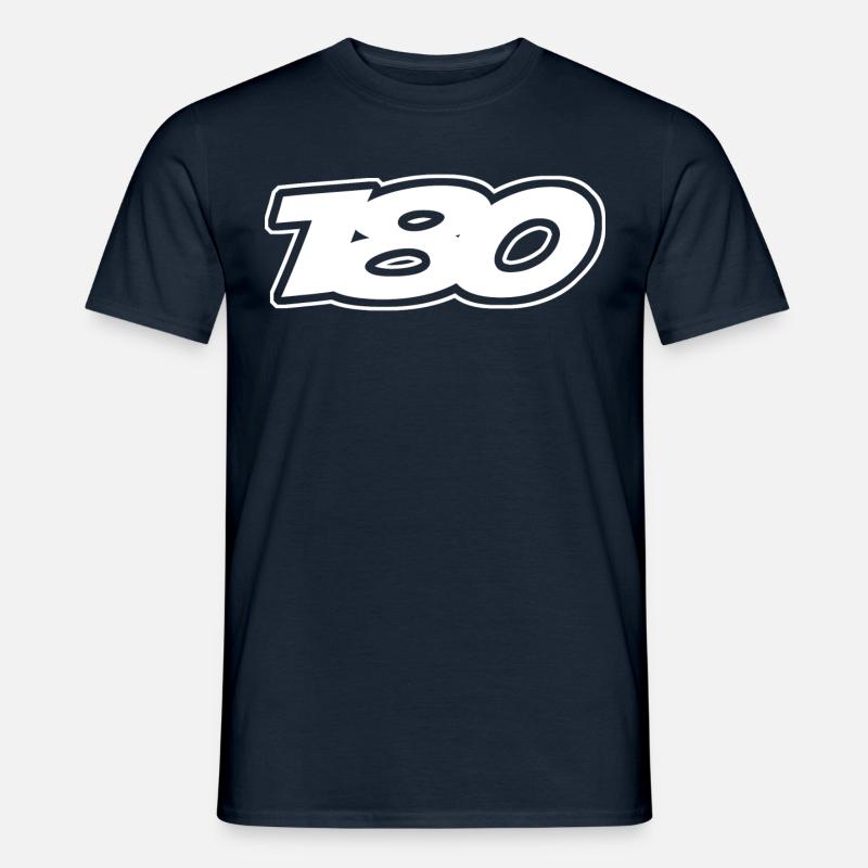 One Hundred And Eighty - Männer T-Shirt - Navy