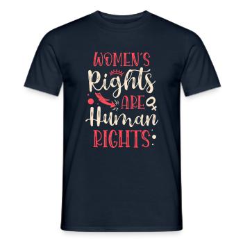 Feminism Design for a Feminist - Men's T-Shirt - navy - Front - AI Model Male 178 light (178cm)