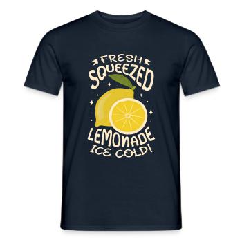 Limonade pour un amateur de citron - T-shirt homme - marine - Devant - AI Model Male 178 light (178cm)