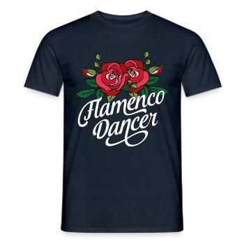 Flamenco Tänzer - Männer T-Shirt - Navy - Vorne - AI Model Male 178 light (178cm)