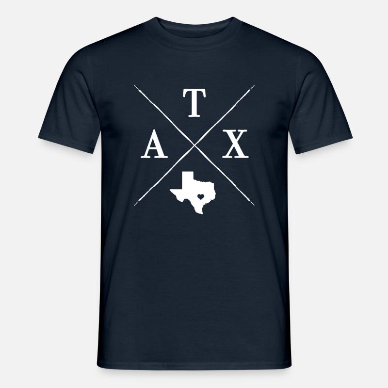 Austin Texas - Männer T-Shirt - Navy