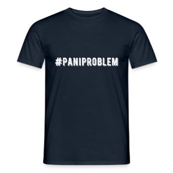 T fun pani problem - T-shirt homme - marine - Devant - AI Model Male 178 light (178cm)