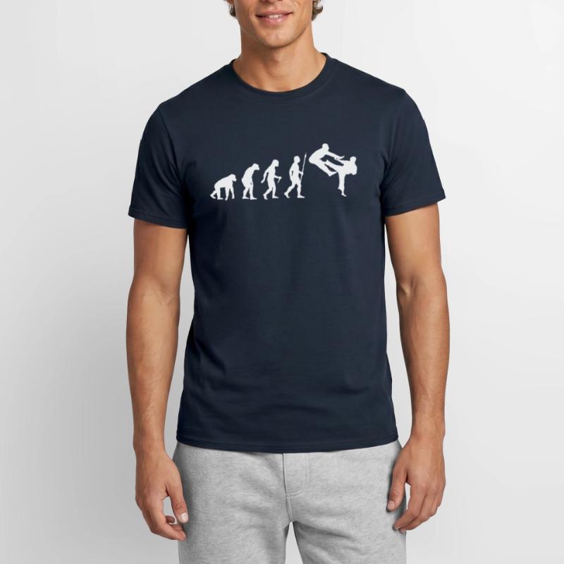 DRÔLE D’ÉVOLUTION DU KARATÉ T-shirt homme