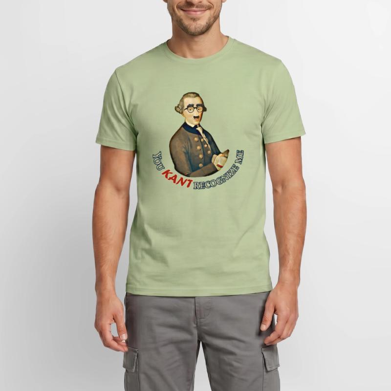 Funny Philosopher: Can't recognize Immanuel Kant Men's T-Shirt