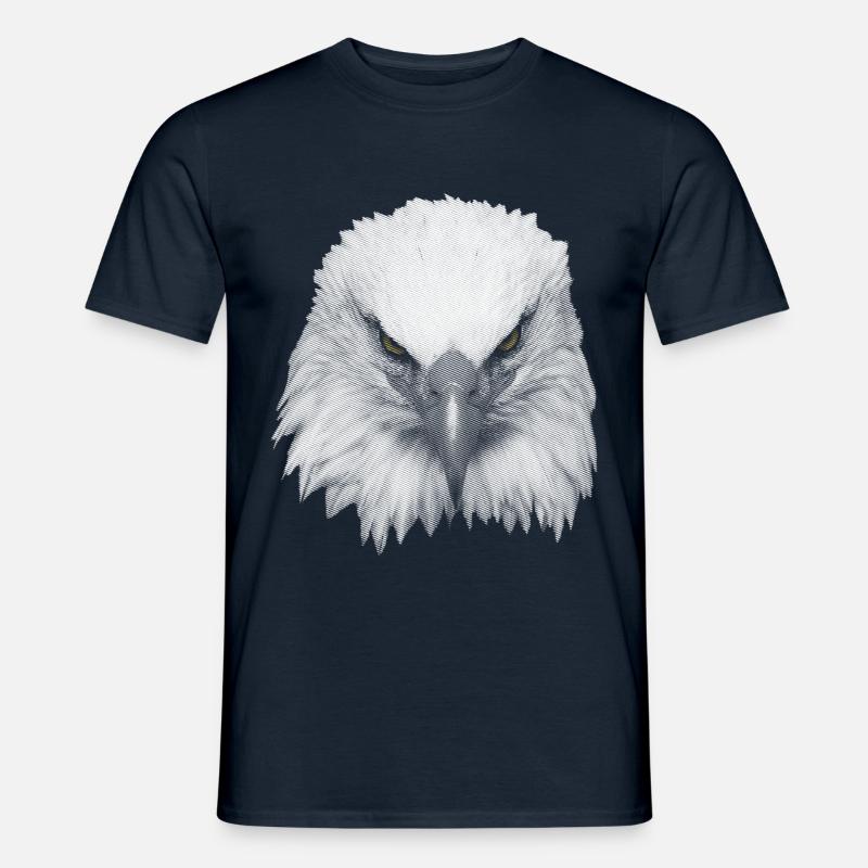 Great Eagle Kopf - Männer T-Shirt - Navy