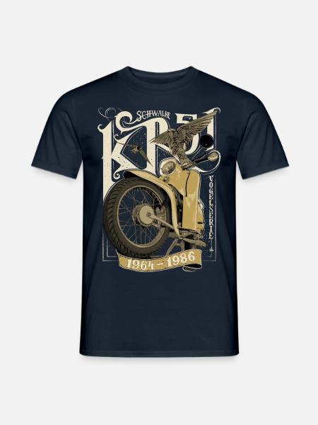 Simson Schwalbe KR51 - Männer T-Shirt - Navy