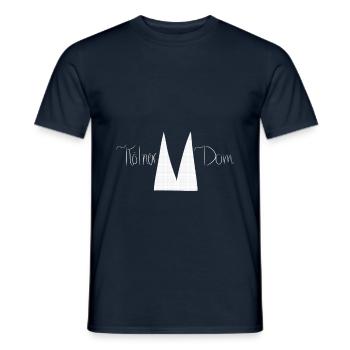 KÖLNER DOM - Männer T-Shirt - Navy - Vorne - AI Model Male 178 light (178cm)