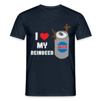 J’adore ma baie pure! Buveurs de bière - T-shirt homme - marine - Devant - AI Model Male 178 light (178cm)