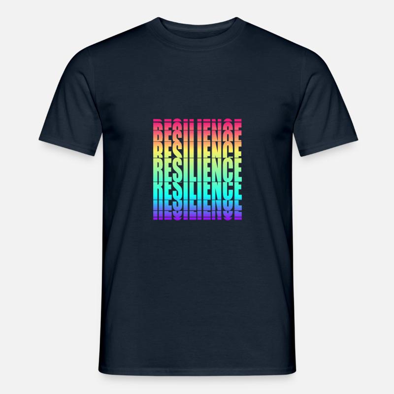 Elastizität - Männer T-Shirt - Navy