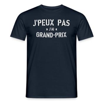 J Peux pas j ai Grand prix - T-shirt homme - marine - Devant - AI Model Male 178 light (178cm)