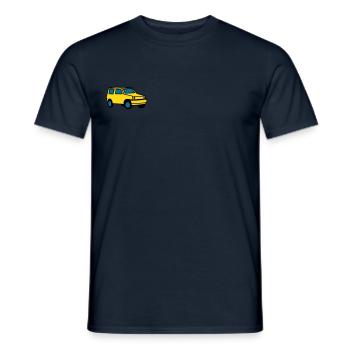 Auto - Männer T-Shirt - Navy - Vorne - AI Model Male 178 light (178cm)