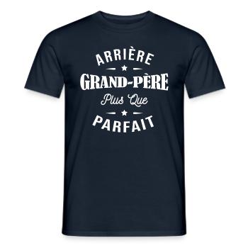 ARRIÈRE GRAND-PÈRE - T-shirt homme - marine - Devant - AI Model Male 178 light (178cm)