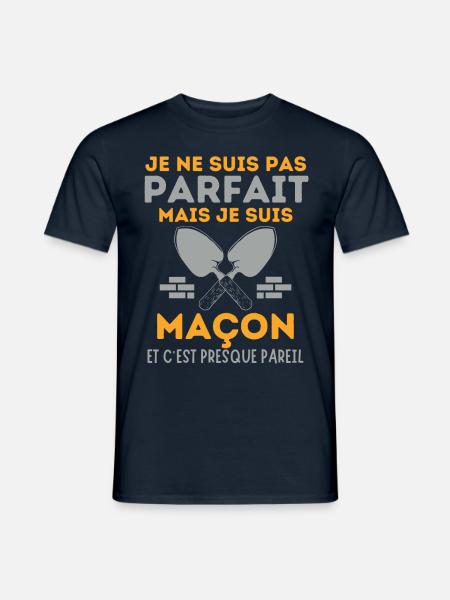 Maçonnerie maçon - T-shirt homme - marine