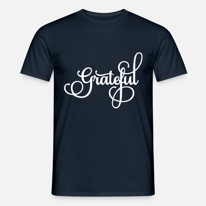 Danke - Männer T-Shirt - Navy