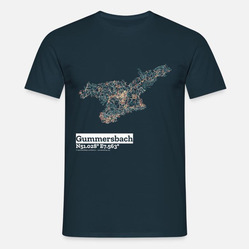 Gummersbach Basic Pastels - Männer T-Shirt - Navy
