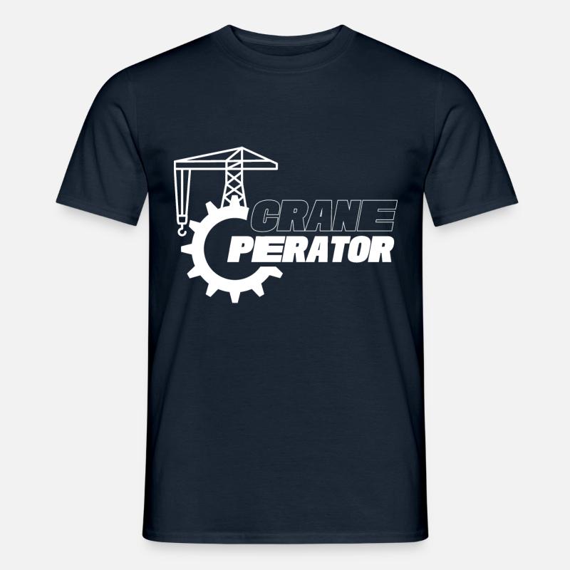 Crane operator Crane crane crane crane - Men's T-Shirt - navy
