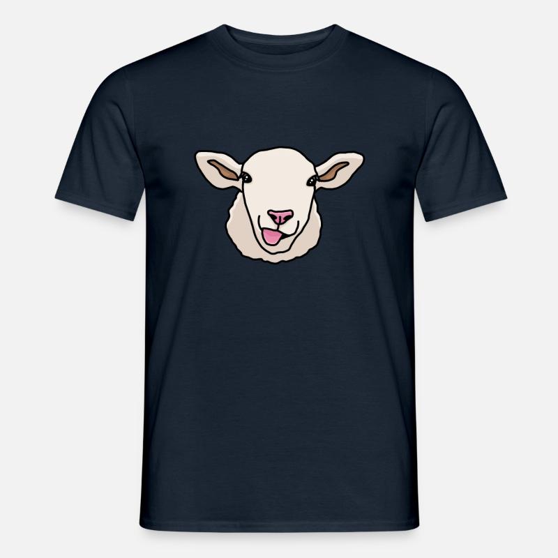 Schaf - Männer T-Shirt - Navy