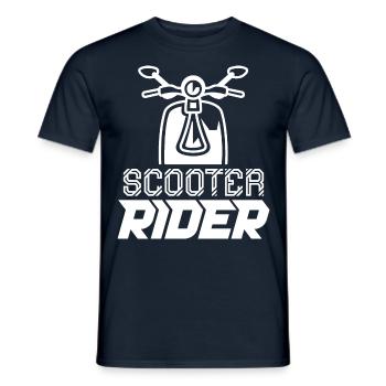 Scooter Riders Ride Scooter Scooter Moped - Men's T-Shirt - navy - Front - AI Model Male 178 light (178cm)