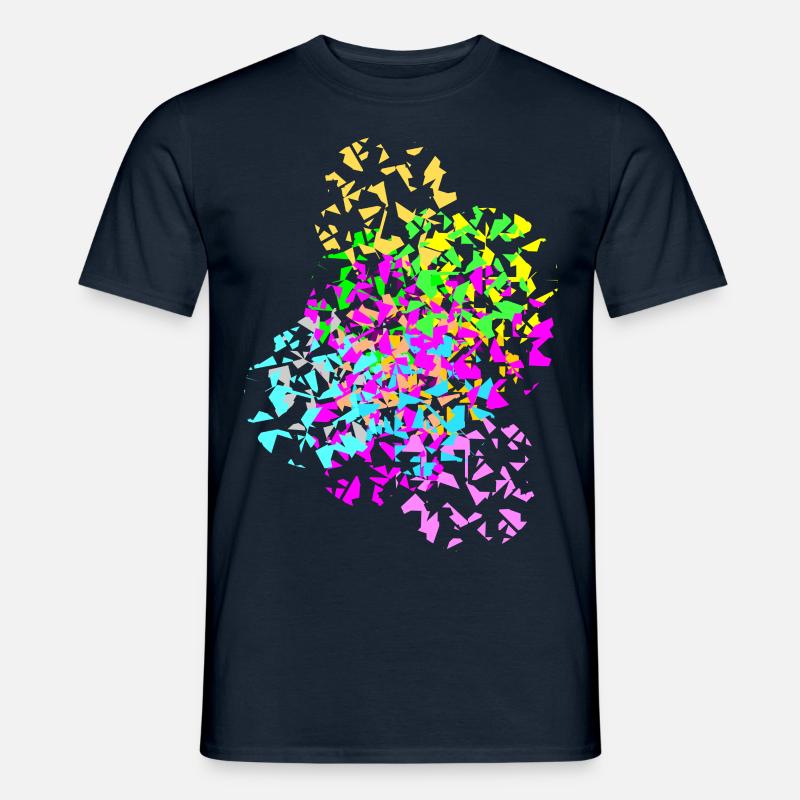 Fluo - Männer T-Shirt - Navy