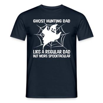 Papa chasseur de fantômes - T-shirt homme - marine - Devant - AI Model Male 178 light (178cm)