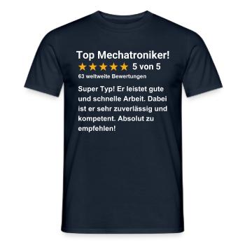 Top Mechatroniker - Männer T-Shirt - Navy - Vorne - AI Model Male 178 light (178cm)