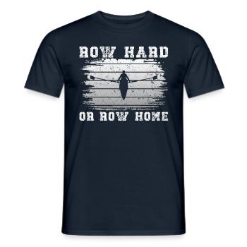 Ramer dur - T-shirt homme - marine - Devant - AI Model Male 178 light (178cm)