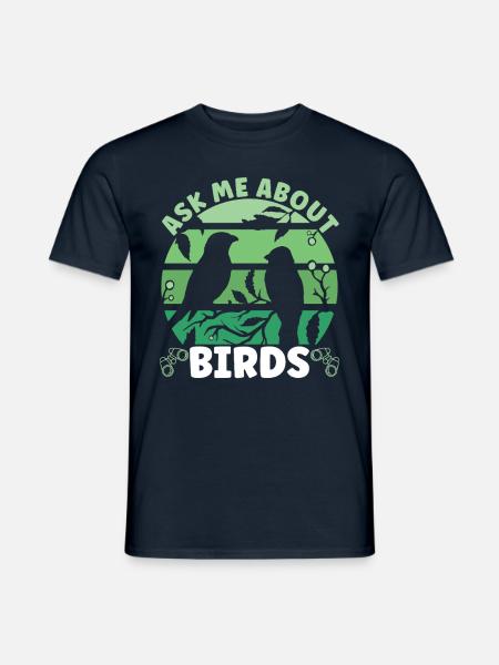 Bird Ornithologist - Men's T-Shirt - navy