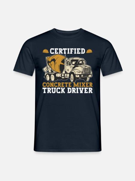 Concrete mixer - Men's T-Shirt - navy