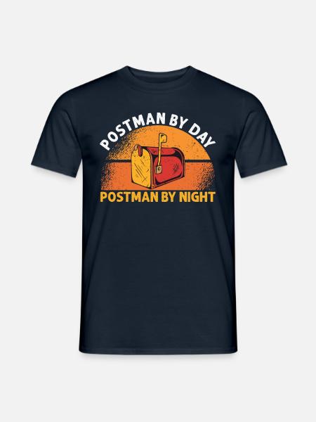 Postman By Day - Men's T-Shirt - navy
