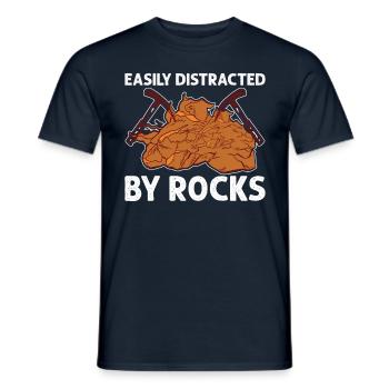 Géologue Rocks - T-shirt homme - marine - Devant - AI Model Male 178 light (178cm)