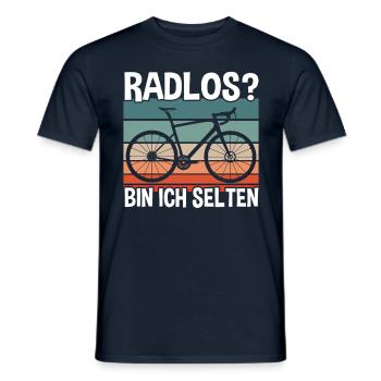 Cyclist - Men's T-Shirt - navy - Front - AI Model Male 178 light (178cm)