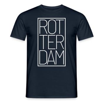 Rotterdam Niederlande Holland Reisende Geschenk - Männer T-Shirt - Navy - Vorne - AI Model Male 178 light (178cm)