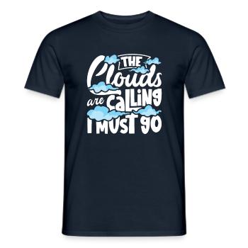 Cloud Watcher Meteorology Meteorologist Cloud - Men's T-Shirt - navy - Front - AI Model Male 178 light (178cm)