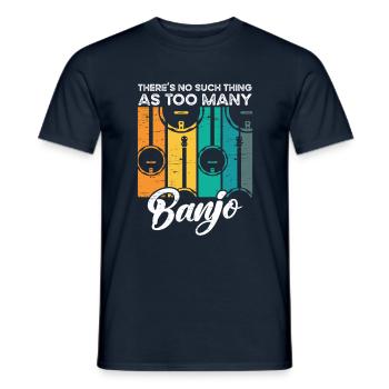 Viele - Männer T-Shirt - Navy - Vorne - AI Model Male 178 light (178cm)
