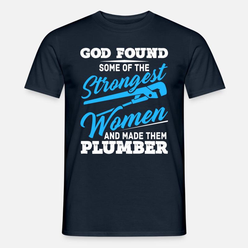 Plumbers Pipefitter Pipefitting - Men’s T-shirt - navy