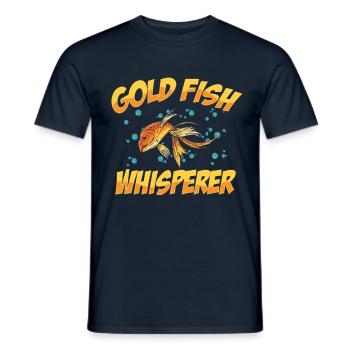 Goldfish Whisperer Carp Japan Aquarium - Men's T-Shirt - navy - Front - AI Model Male 178 light (178cm)