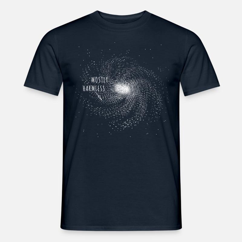 Mostly Harmless Planet Earth - Männer T-Shirt - Navy
