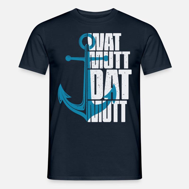 Wat Mutt Dat Mutt - Men's T-Shirt - navy