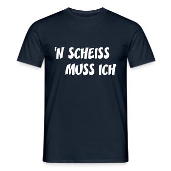 Nen shit I have to - Men's T-Shirt - navy - Front - AI Model Male 178 light (178cm)