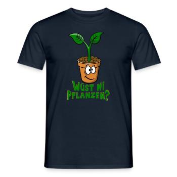 Gärtner Österreich Geschenkidee Garten Designs - Männer T-Shirt - Navy - Vorne - AI Model Male 178 light (178cm)