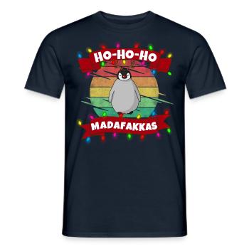 Weihnachten Hoho - Männer T-Shirt - Navy - Vorne - AI Model Male 178 light (178cm)