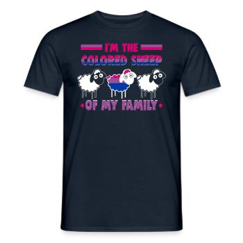 Bisexell Transgender Pride Day LGBT - Männer T-Shirt - Navy - Vorne - AI Model Male 178 light (178cm)