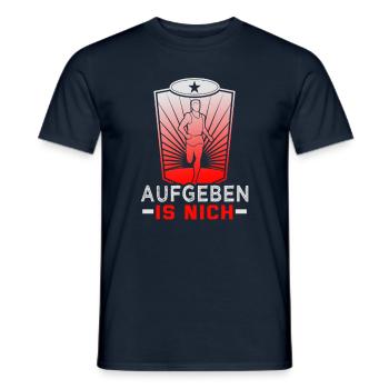 Laufen Marathon Läuferin Laufsport - Männer T-Shirt - Navy - Vorne - AI Model Male 178 light (178cm)
