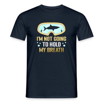Scuba Diver Design Instructor Snorkeling - Men's T-Shirt - navy - Front - AI Model Male 178 light (178cm)