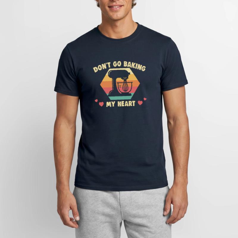 Kekse und Kuchen Backen Bäckerin oder Hobbybäcker Männer T-Shirt