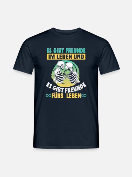 Freundschafts Geschenk für guten Freund - Männer T-Shirt - Navy