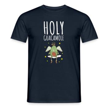 Avocado design for vegetarians and vegans - Men's T-Shirt - navy - Front - AI Model Male 178 light (178cm)