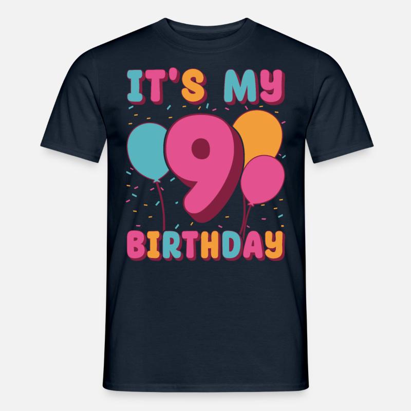 C’est mon 9e anniversaire - T-shirt homme - marine
