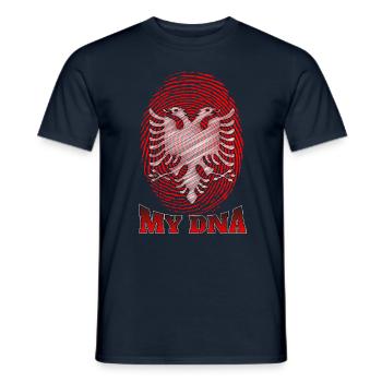 Albanischer Adler Kosovo Designs für Albaner - Männer T-Shirt - Navy - Vorne - AI Model Male 178 light (178cm)